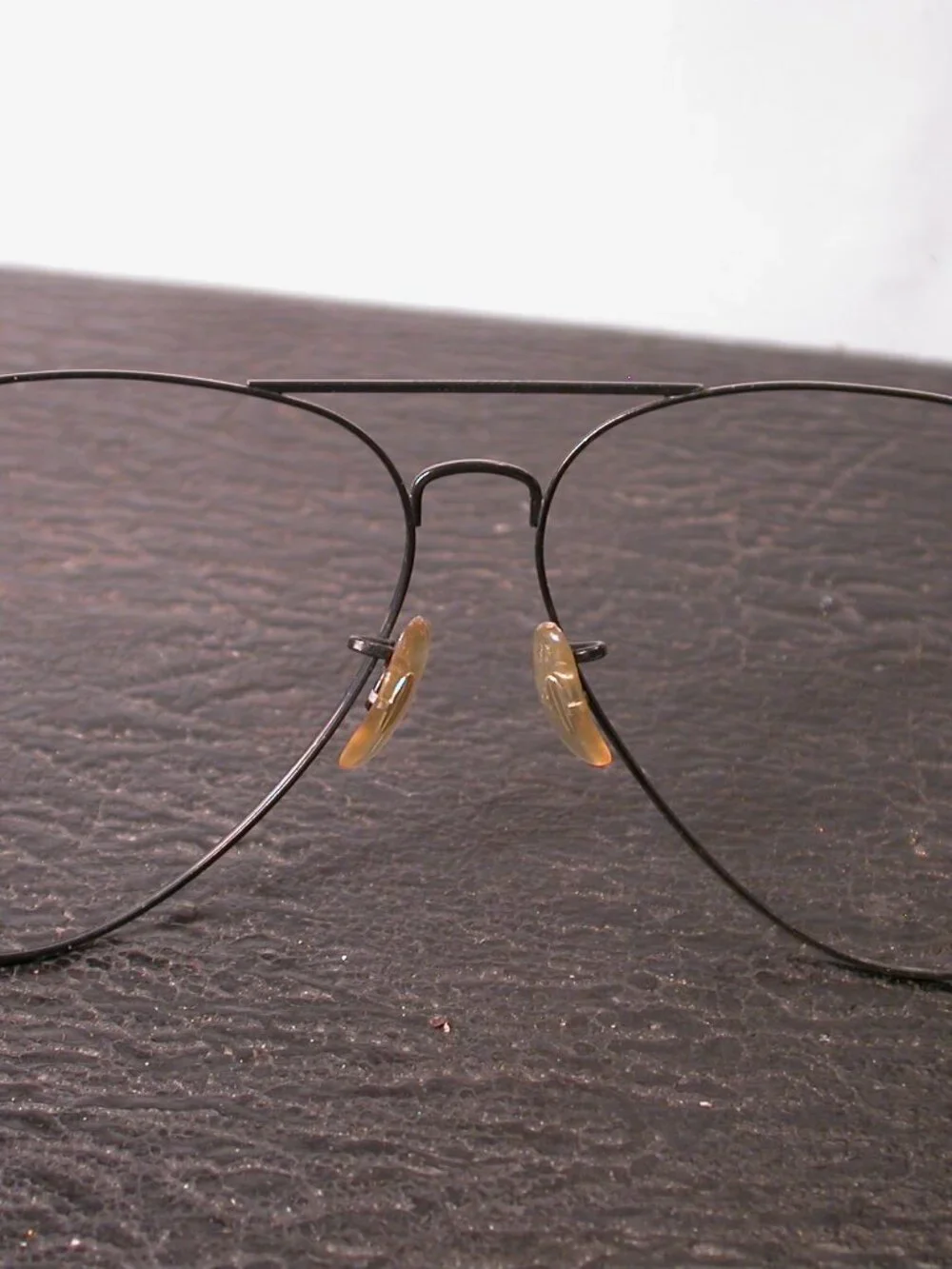 Vintage Ray Ban Black Rat Tail Aviator Shades Sunglasses USA FRAME ONLY